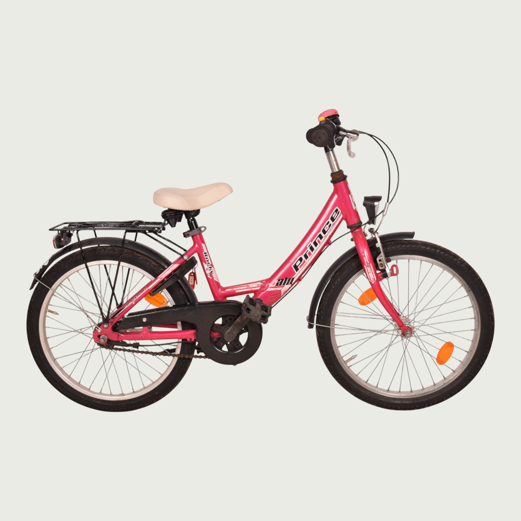 Prince 20-inch children's bicycle - for 6-8 years - Pink girls' bicycle
