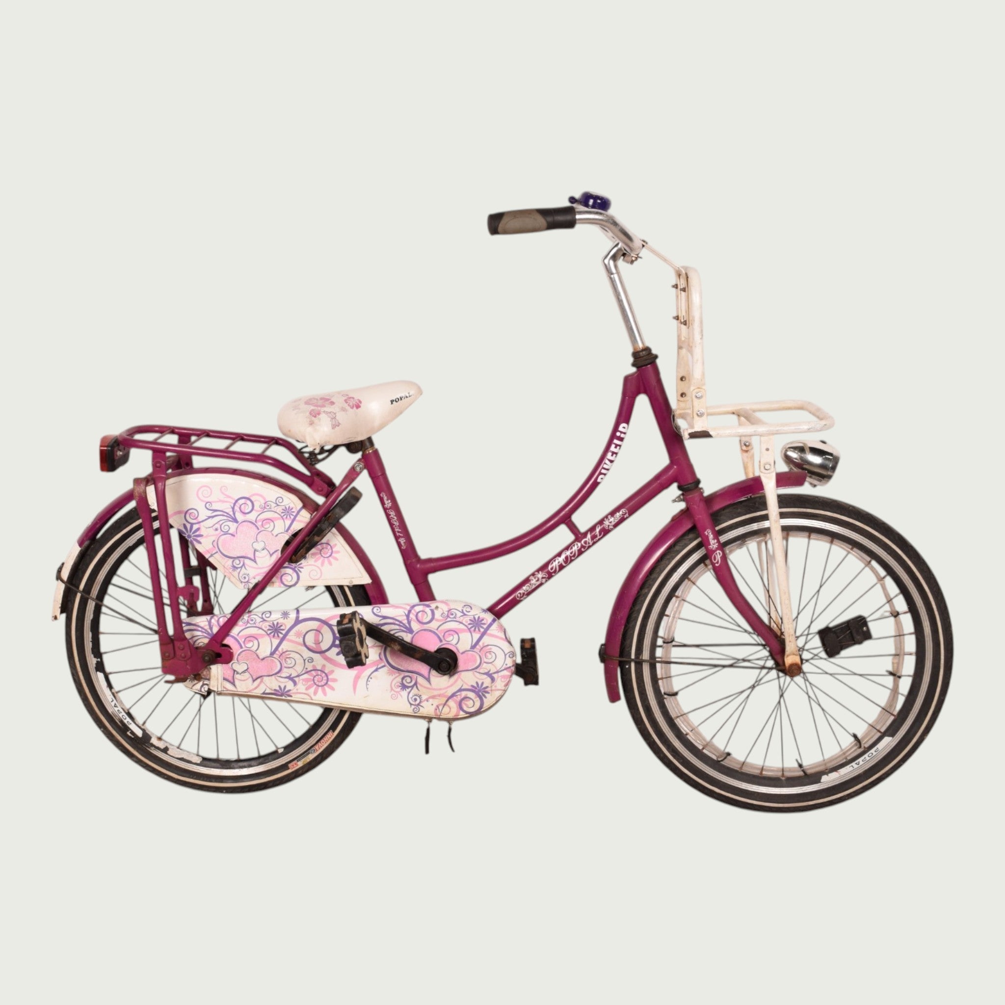 Popal children's bike 22 inch - For 8 or 9 years old - Colour: Purple