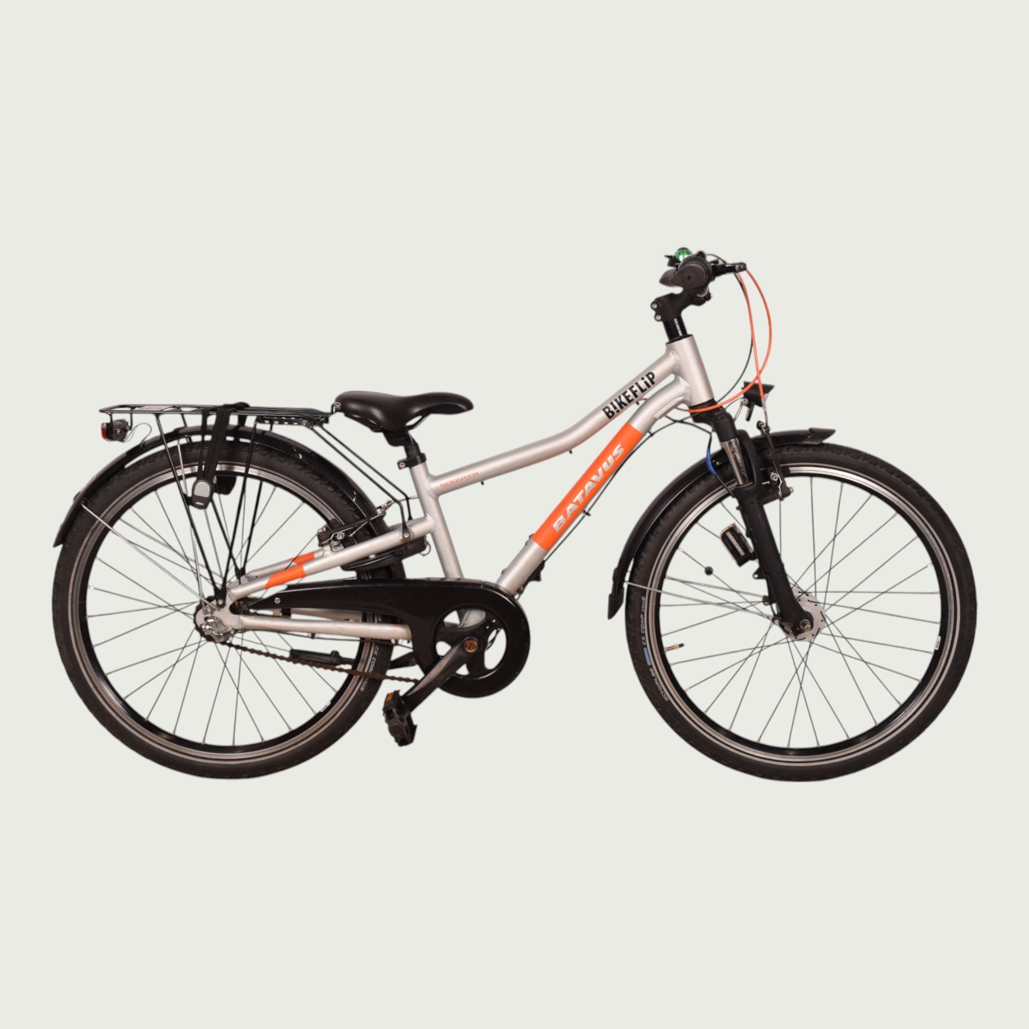 mountainbike batavus Batavus 24-inch silver mountain bike for 9- and 10-year-olds