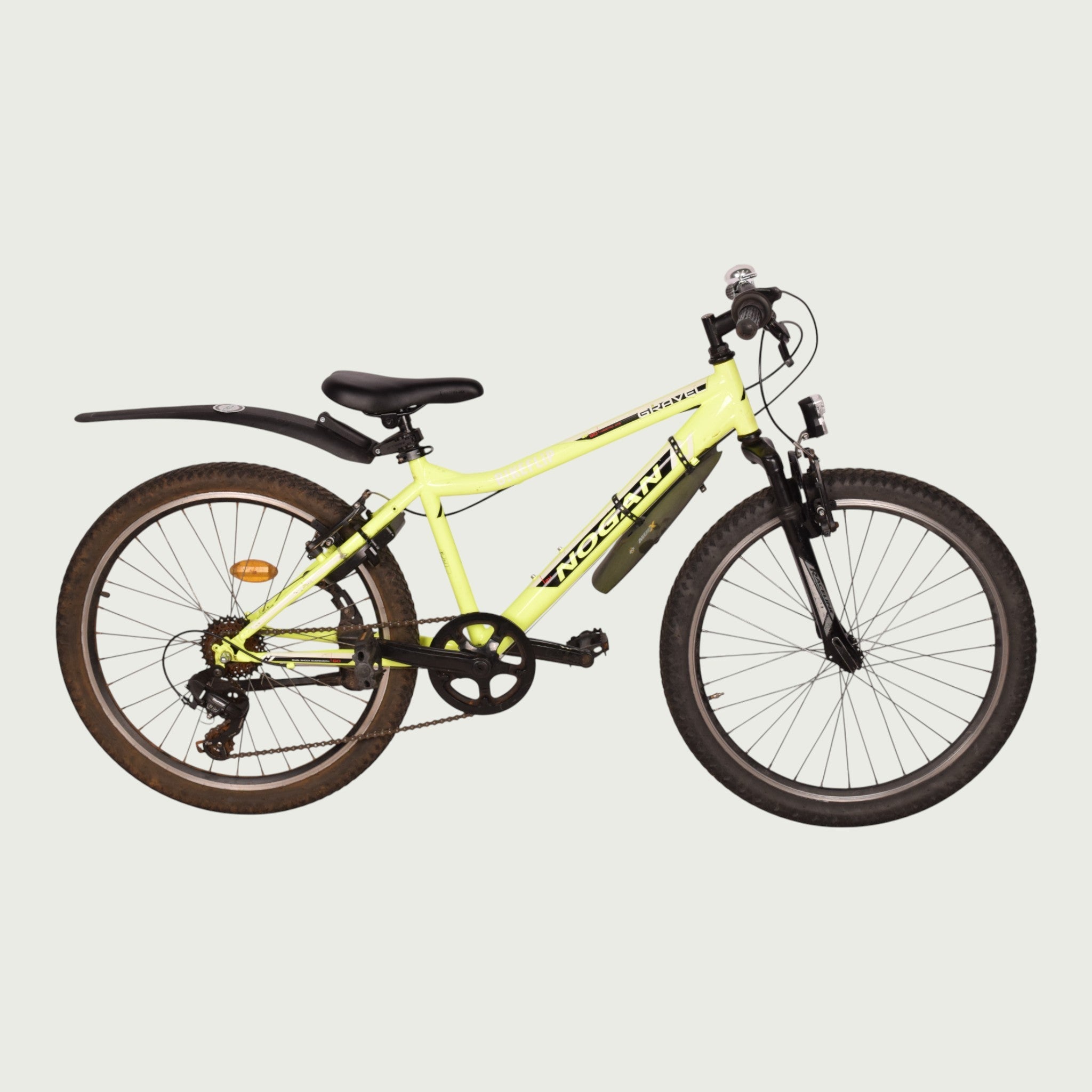 Nogan 24-inch bike - for 9-10 years - Yellow - BikeFlip
