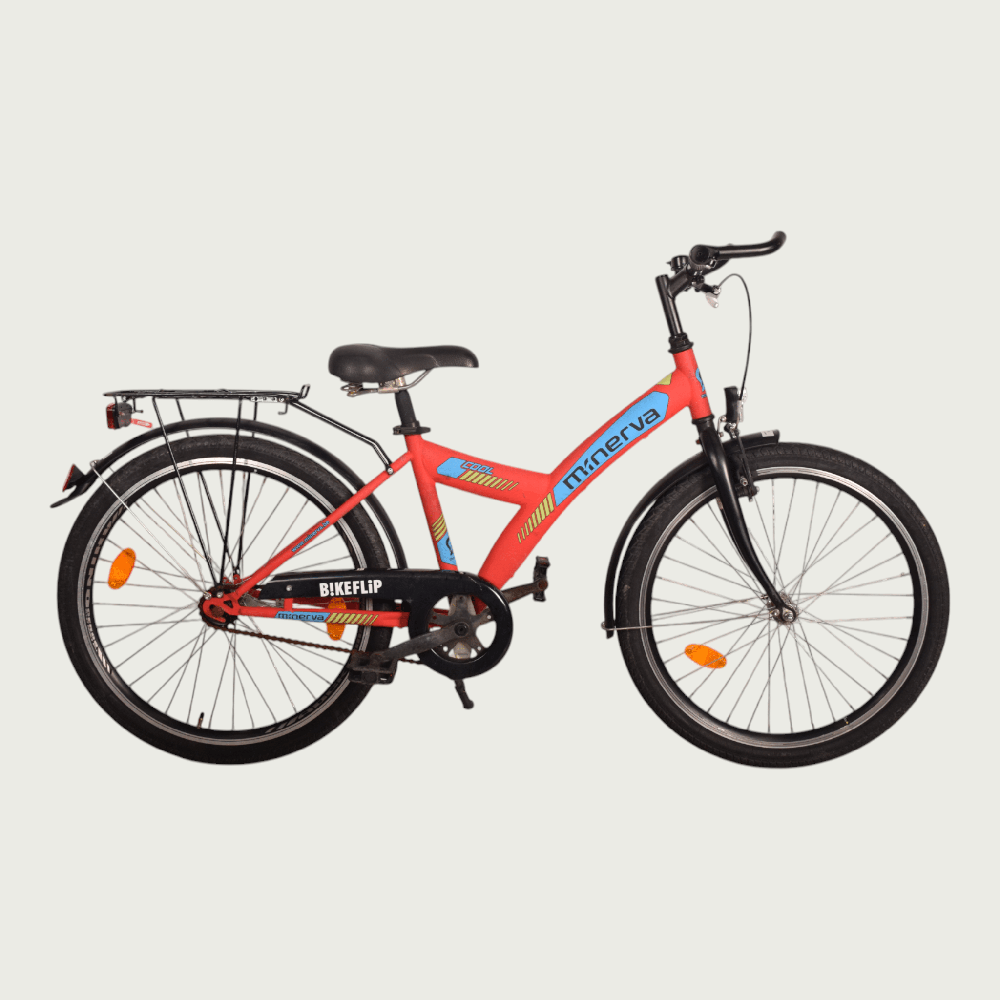 Minerva 24-inch children's bicycle, multicolored, for 9 and 10 year olds