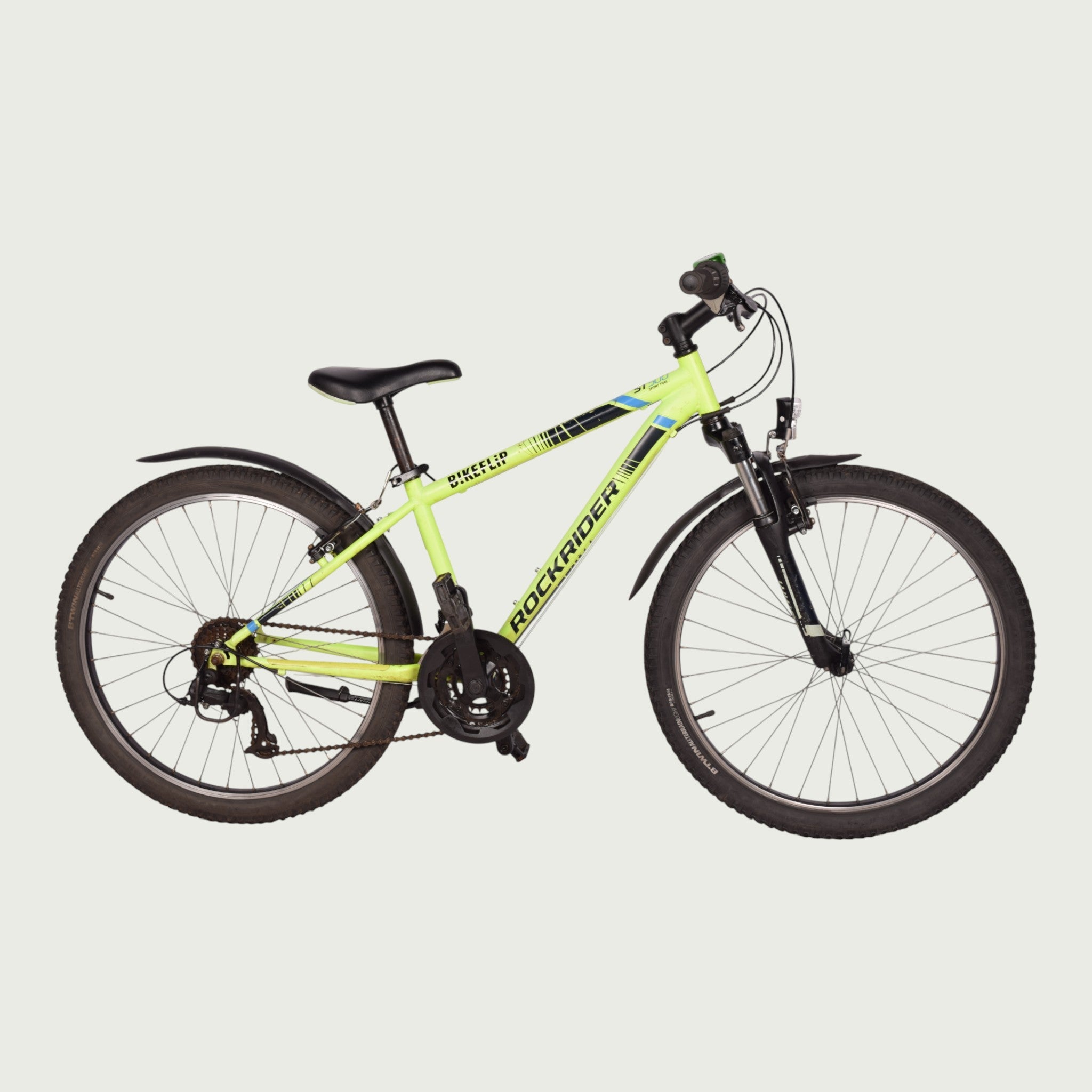 rockrider kinderfahrrad Rockrider mountain bike 24 inch yellow for 9 & 10 year olds