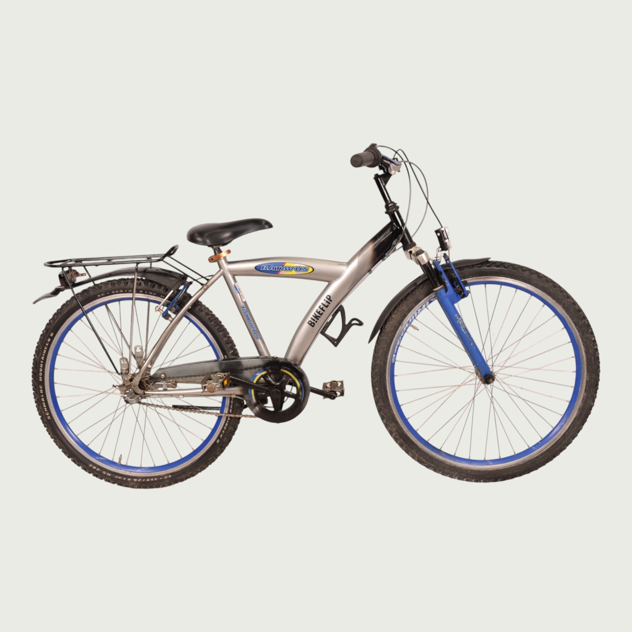 Batavus 26 inch children's bicycle in silver for 10-12 years