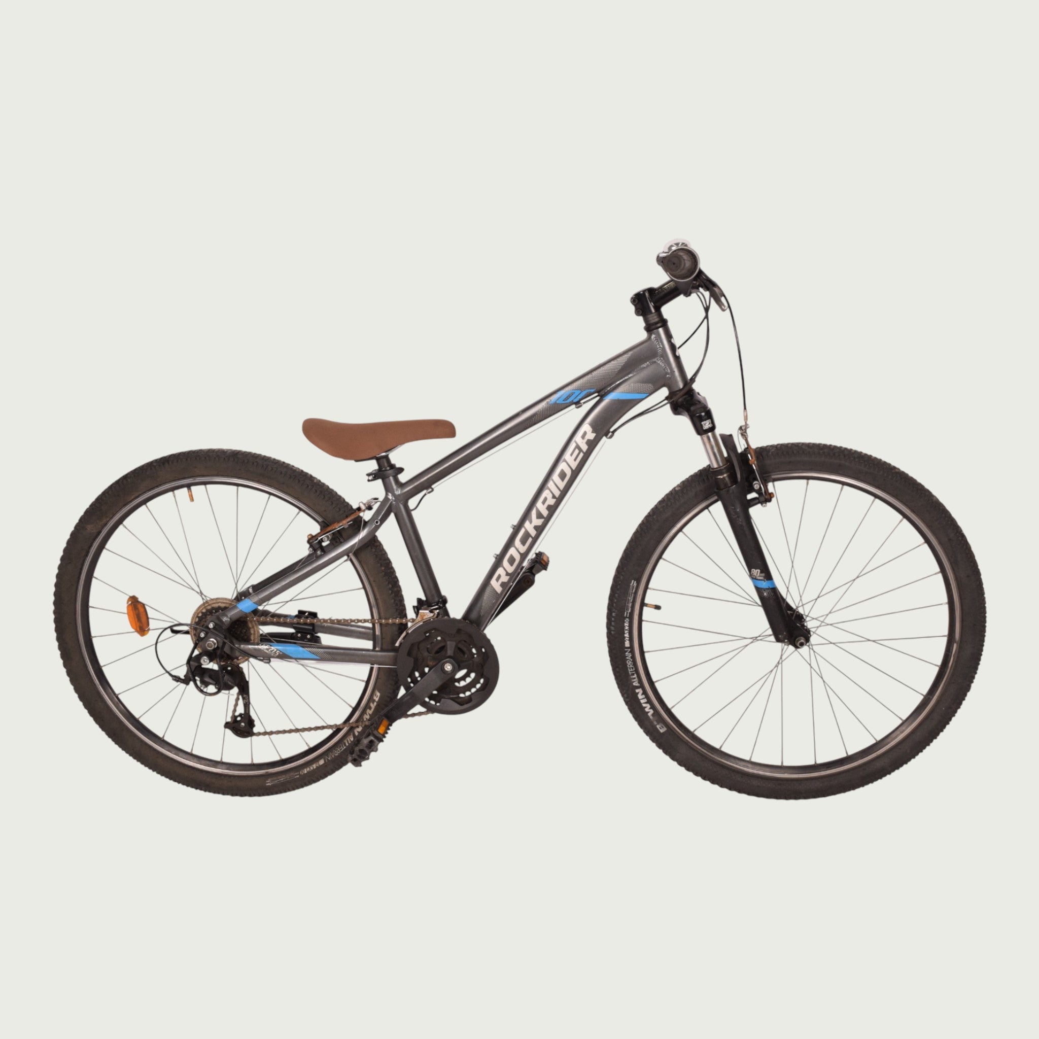rockrider mountainbike 28 inch bike - 28-inch bike for children over 12 years old - 7 gears Vollgefedert Color:Plum Grey Dan's Hunting Gear EZ