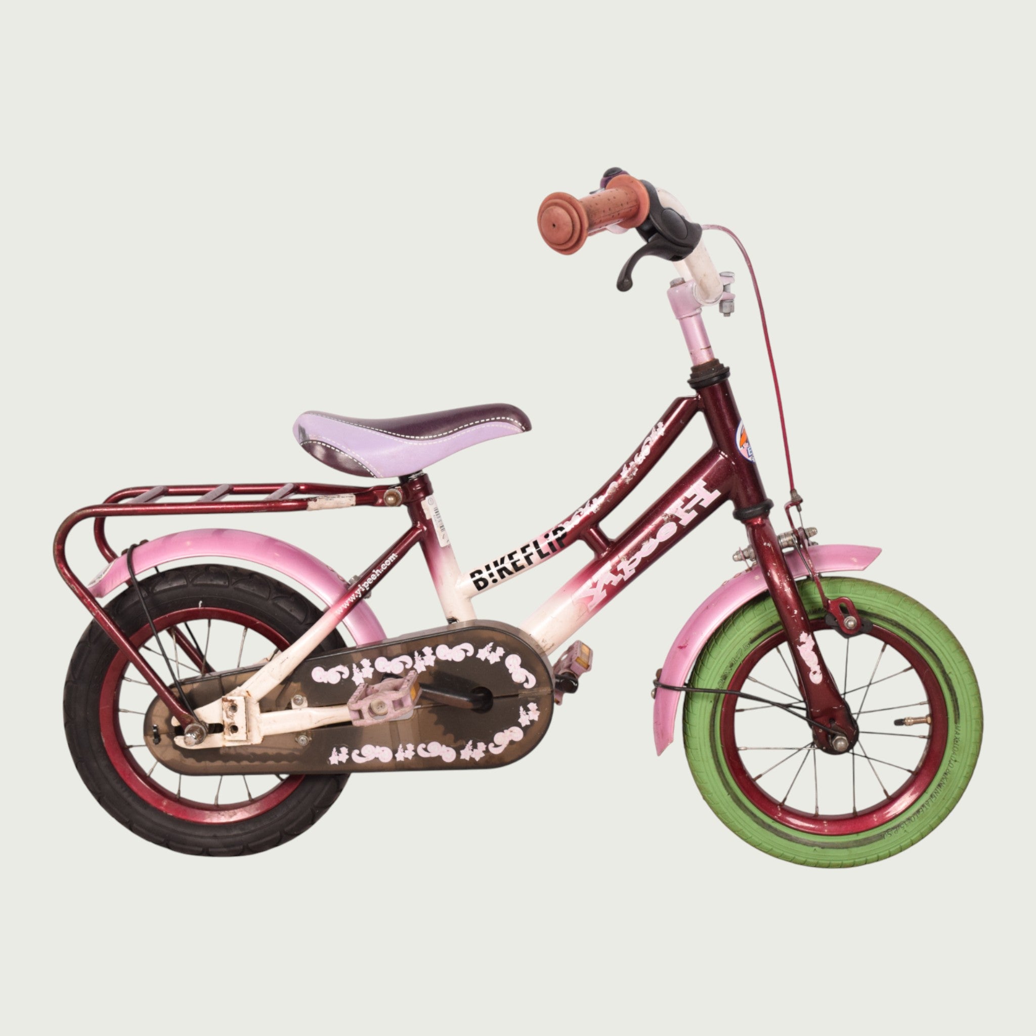 kinderfahrrad yipeeh Yipeeh 12-inch children's bicycle - for 2-4 years - Pink girls' bicycle