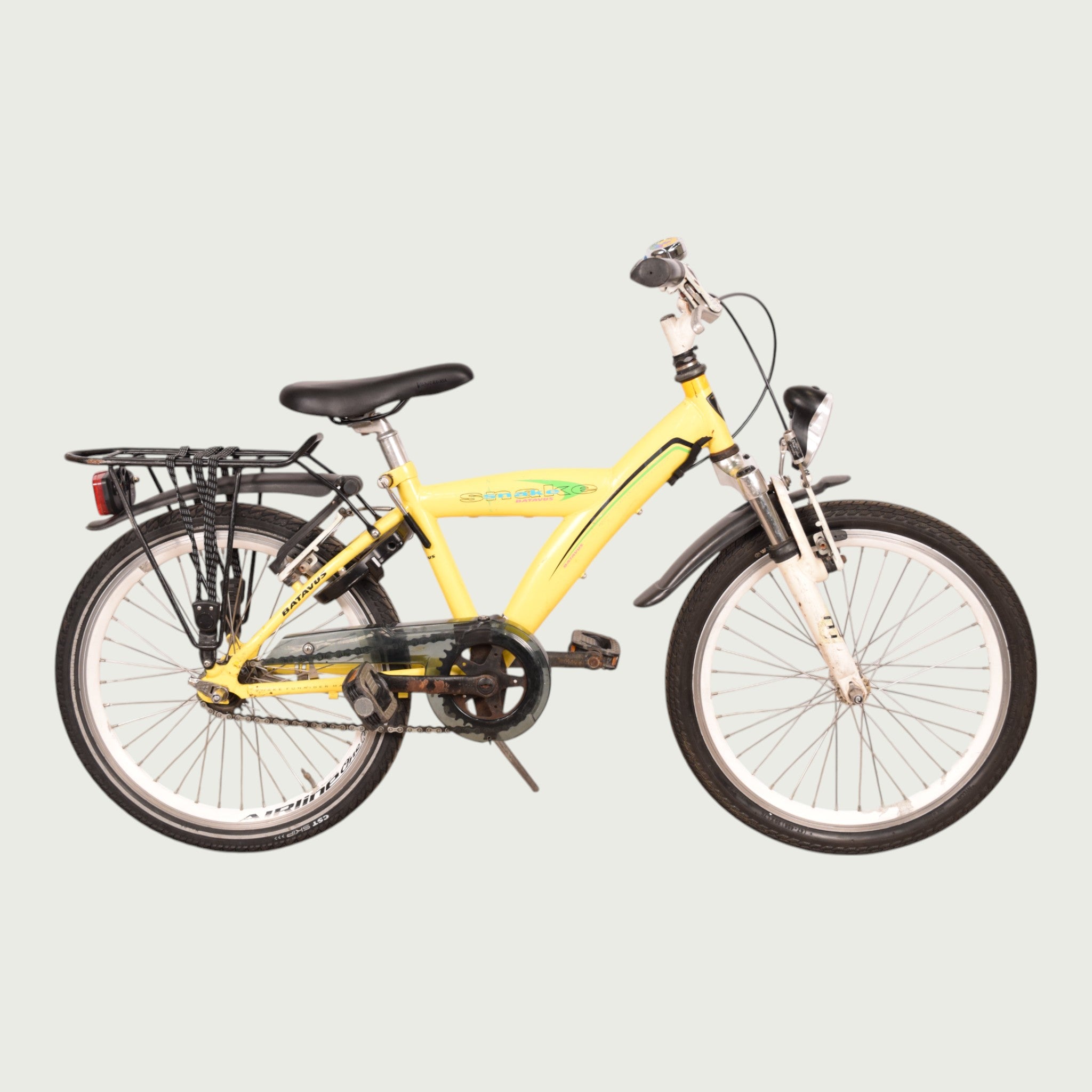 batavus kinderfahrrad 20 zoll Snake kinderfiets inch - geel Leeftijd 7 en 8 jaar Größe:M (50-54 cm) Dortmund Handschuhe Einsatzhandschuh