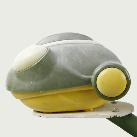 14.11 - BikeFlip, 14 inch kinderfiets, groen fiets, kikker design, terugtraprem, handrem, kabelslot, stoer, avontuurlijk