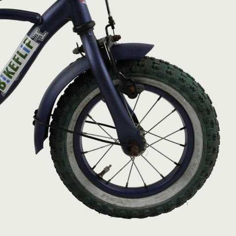 12.115 - BikeFlip, 12 inch cruiser fiets, terugtraprem, geen versnellingen, kabelslot, optionele zijwieltjes, 85-100 cm kind