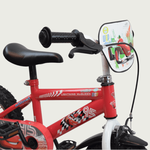 12.189 - BikeFlip, 12 inch, 85-100 cm, kledingmaat 86-98, terugtraprem, handrem, geen versnellingen, kabelslot, rood fiets