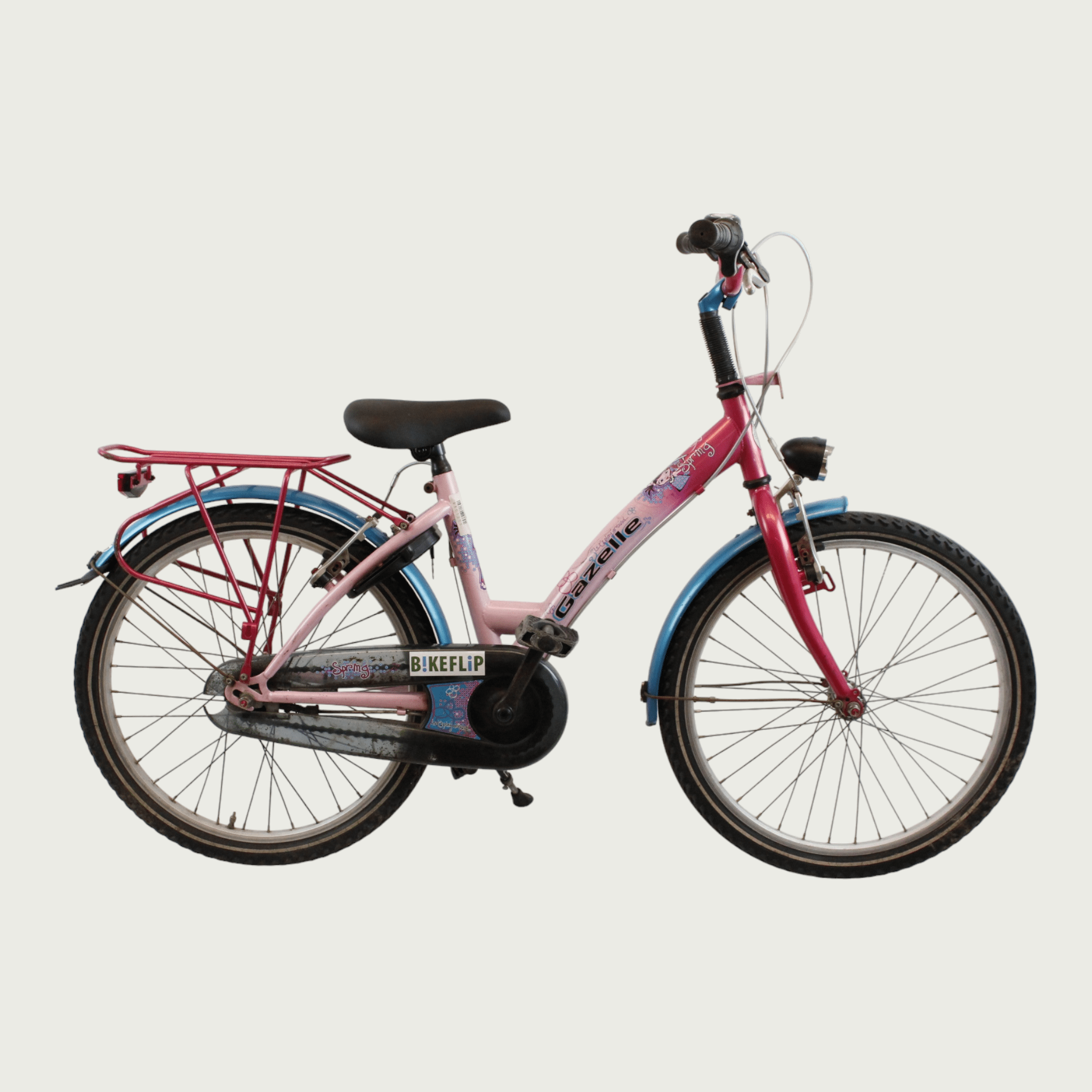 Gazelle kinderfiets 22 inch - in roze - voor 8-9 jaar