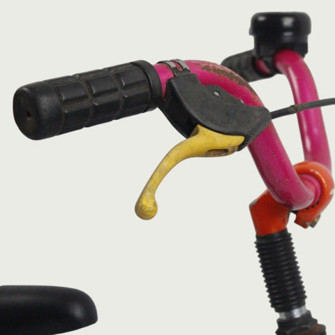 12.33 - BikeFlip, 12 inch, kinderfiets, bruin, terugtraprem, handrem, geen versnellingen, kabelslot, kinderen, 85-100 cm fiet