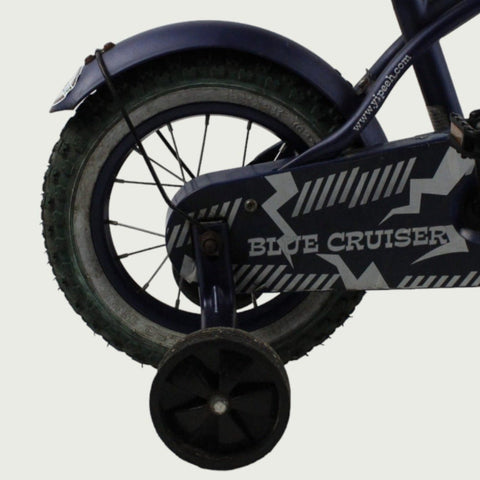12.115 - BikeFlip, 12 inch cruiser fiets, terugtraprem, geen versnellingen, kabelslot, optionele zijwieltjes, 85-100 cm kind