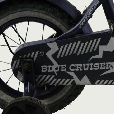 12.115 - BikeFlip, 12 inch cruiser fiets, terugtraprem, geen versnellingen, kabelslot, optionele zijwieltjes, 85-100 cm kind