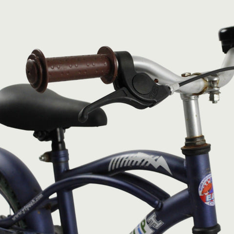 12.115 - BikeFlip, 12 inch cruiser fiets, terugtraprem, geen versnellingen, kabelslot, optionele zijwieltjes, 85-100 cm kind