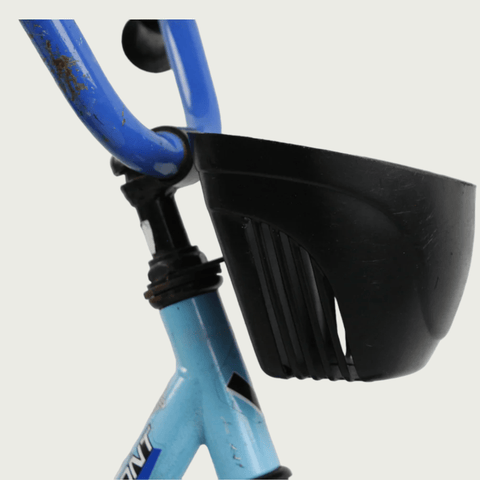 12.32 - BikeFlip, 12 inch, kinderfiets, blauw, terugtraprem, geen versnellingen, kabelslot, zijwieltjes, kinderen, 85-100 cm