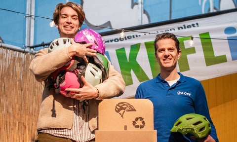 Nieuw bij BikeFlip, duurzame fietshelmen van GO-OFF - BikeFlip