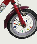 12.98 - BikeFlip, 12 inch kinderfiets, roze fiets, terugtraprem, handrem, kabelslot, zijwieltjes, schattig ontwerp