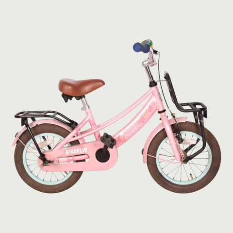Popal kinderfiets 14 inch - kleur roze - voor 3-5 jaar Popal kinderfiets 14 inch - kleur roze - voor 3-5 jaar