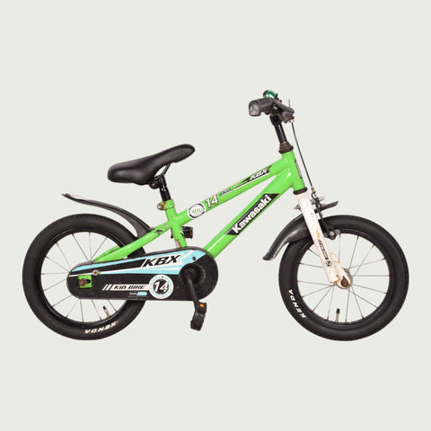 kawasaki bmx bicycle Kawasaki kids' bike 14 inch - For 3-5 years - Green