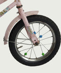14.8 - BikeFlip, 14 inch fiets, roze fiets, terugtraprem, geen versnellingen, kabelslot, verlichting