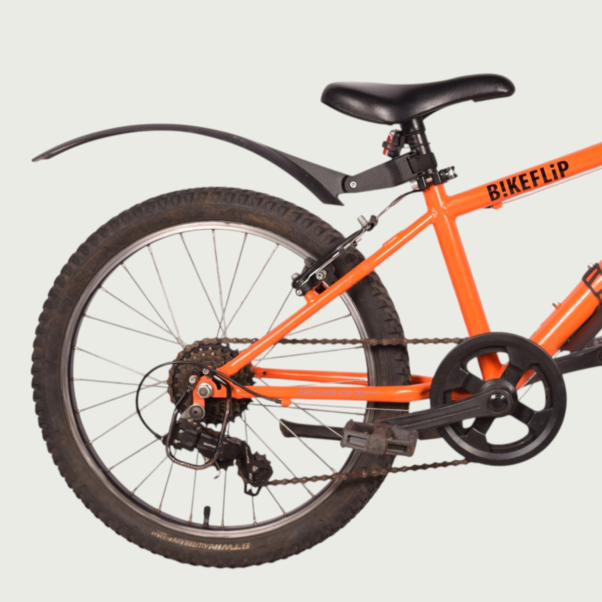 Rockrider kids bike 20 inch - For 7 or 8 years old - Orange - BikeFlip