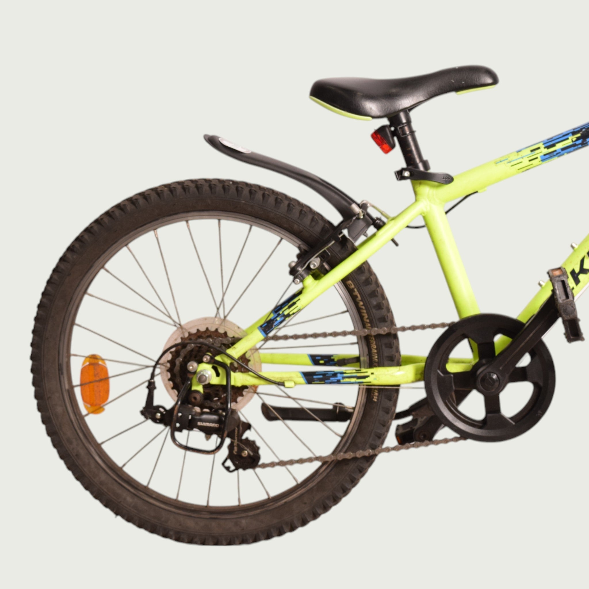 Rockrider mountainbike 20 inch geel Leeftijd 7 en 8 jaar - BikeFlip
