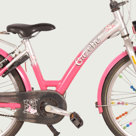 gazelle kinderfahrrad 22 zoll Gazelle kinderfiets - 22 inch voor 8-9 jaar - Roze meisjesfiets