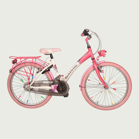 Gazelle children's bike 22 inch - For 8 or 9 years - Pink