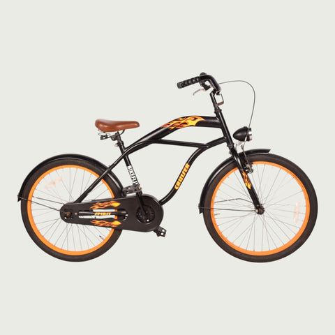 mountainbike 22 inch Spirit 22 inch Kids' Bike - For 8 or 9 years old - Black