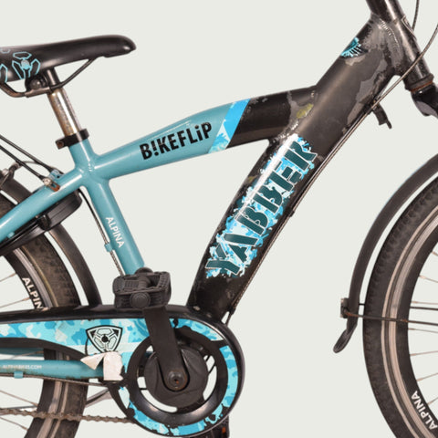 alpina fahrrad 24 zoll Alpina 24-inch bicycle in blue - for ages 9 to 10