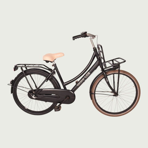 Cortina 24-inch bicycle - for ages 8-10 - black