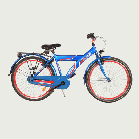 Popal 24-inch bike - for 9 and 10 year olds - blue