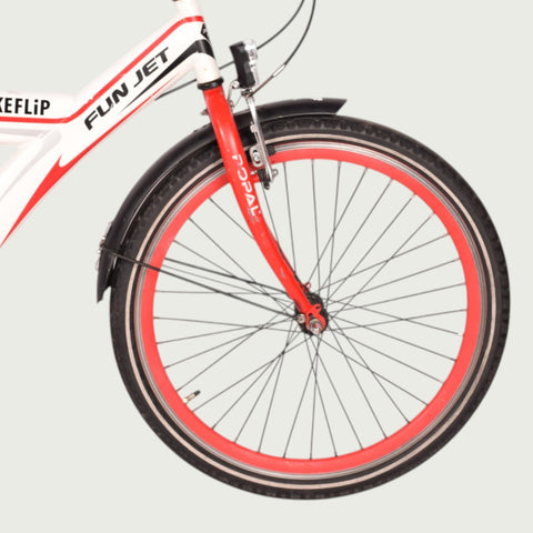 popal fahrrad 24 zoll Popal 24-inch bicycle - For ages 9 or 10 - White