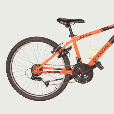 b'twin mountainbike 24 inch B-TWIN 24-inch orange children's bicycle for 9 and 10 year olds