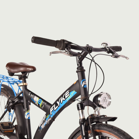 flyke mountainbike Flyke bike - 28-inch bike for children over 12 years old - black
