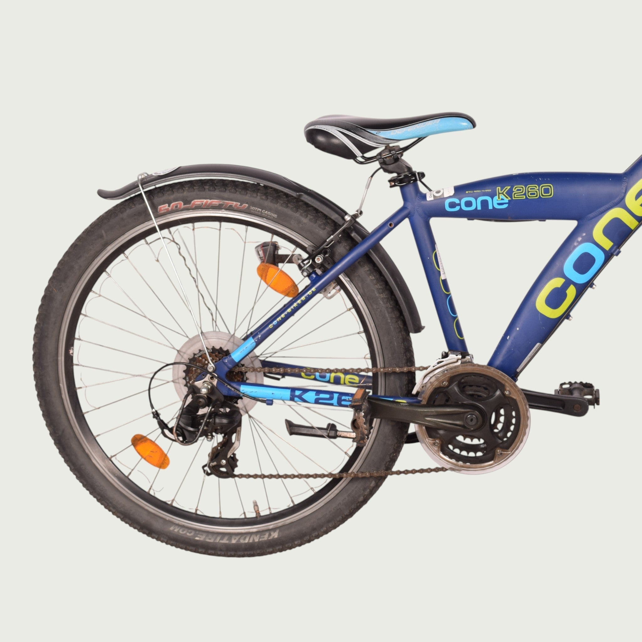 Cone 26-inch bike - For ages 10 to 12 - Blue - BikeFlip
