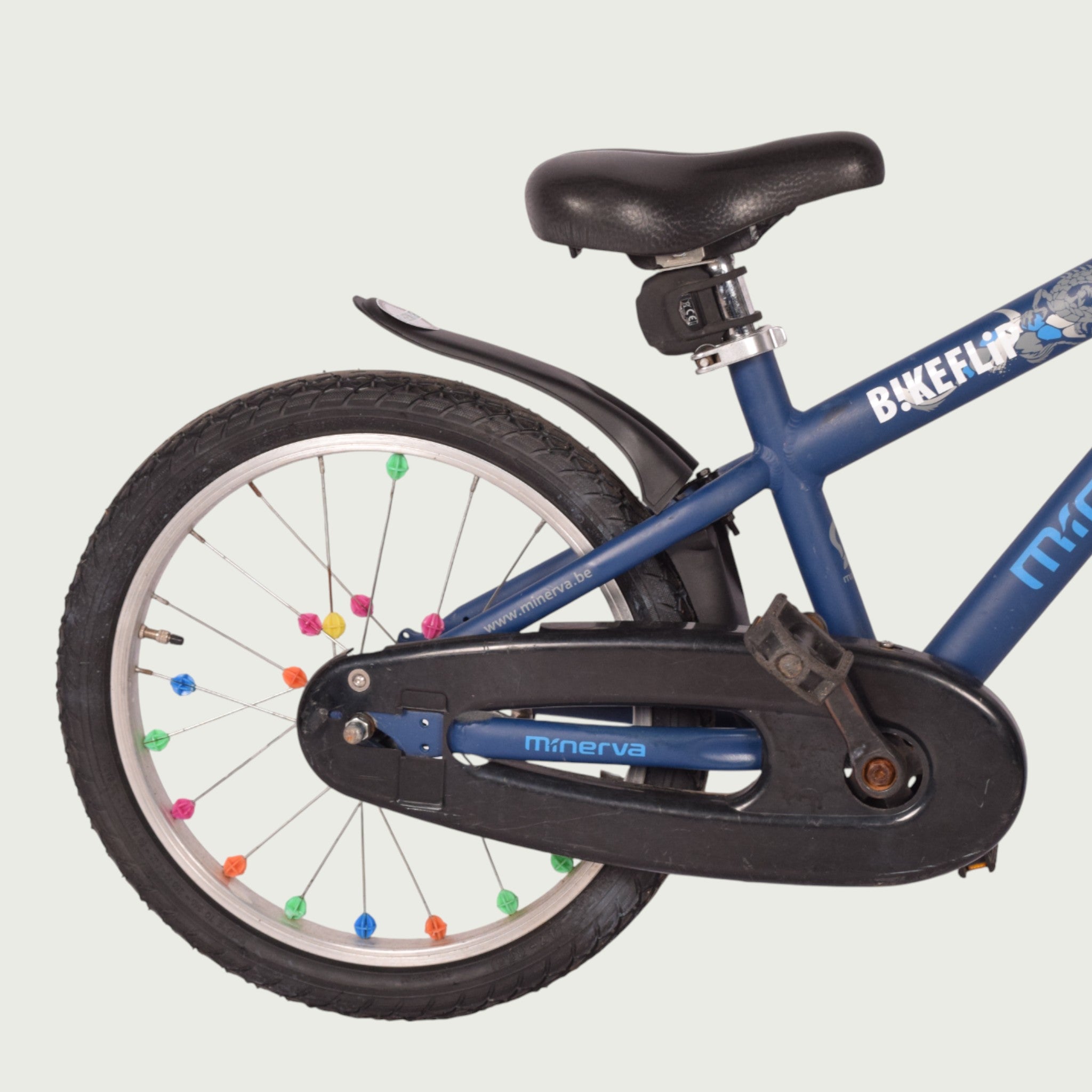 Minerva children's bicycle - 18 inch for 6-7 years - blue - BikeFlip