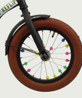 14.26 - BikeFlip, 14 inch fiets, zwarte cruiser, terugtraprem, geen versnellingen, kabelslot, kinderfiets