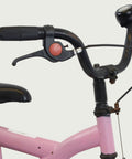 12.44 - BikeFlip, kinderfiets, 12 inch, roze fiets, terugtraprem, handrem, geen versnellingen, kabelslot, zijwieltjes