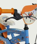 12.141 - BikeFlip, 12 inch kinderfiets, Disney Planes fiets, vliegensvlugge fiets, veelkleurige kinderfiets, handrem