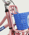 12.144 - BikeFlip, 12 inch kinderfiets, roze vintage fiets, Frozen mandje, coole kinderfiets, terugtraprem, handrem, ringslot