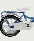 14.33 - BikeFlip , 14 inch fiets, blauwe kinderfiets, terugtraprem en handrem, geen versnellingen, kabelslot, kinder fiets