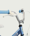 14.33 - BikeFlip , 14 inch fiets, blauwe kinderfiets, terugtraprem en handrem, geen versnellingen, kabelslot, kinder fiets