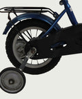 12.88 - BikeFlip, 12 inch kinderfiets, blauw, terugtraprem, handrem, geen versnellingen, kabelslot, zijwieltjes optioneel