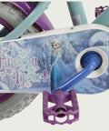 12.102 - BikeFlip, 12 inch kinderfiets, kleine ijsprinsessen, veelkleurig Frozen thema, mandje aan de voorkant