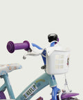 12.102 - BikeFlip, 12 inch kinderfiets, kleine ijsprinsessen, veelkleurig Frozen thema, mandje aan de voorkant