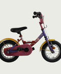 12.41 - BikeFlip, kinderfiets, 12 inch, rode fiets, terugtraprem, handrem, geen versnellingen, kabelslot, zijwieltjes