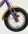 12.41 - BikeFlip, kinderfiets, 12 inch, rode fiets, terugtraprem, handrem, geen versnellingen, kabelslot, zijwieltjes