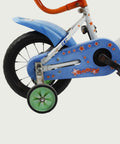 12.103 - BikeFlip, 12 inch fiets, zijwieltjes, handige houvast, terugtraprem, kabelslot, 85-100 cm kind, kledingmaat 86-98