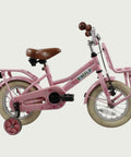 Kinderfiets 4 jaar, 12 inch, 12.105, BikeFlip, kinderfiets met voorrekje, roze fiets, fiets handrem, Optionele zijwieltjes